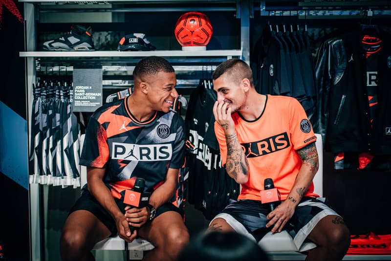 PSG 球員 Kylian Mbappe & Marco Verratti 空降深圳 Jordan Brand 旗艦店