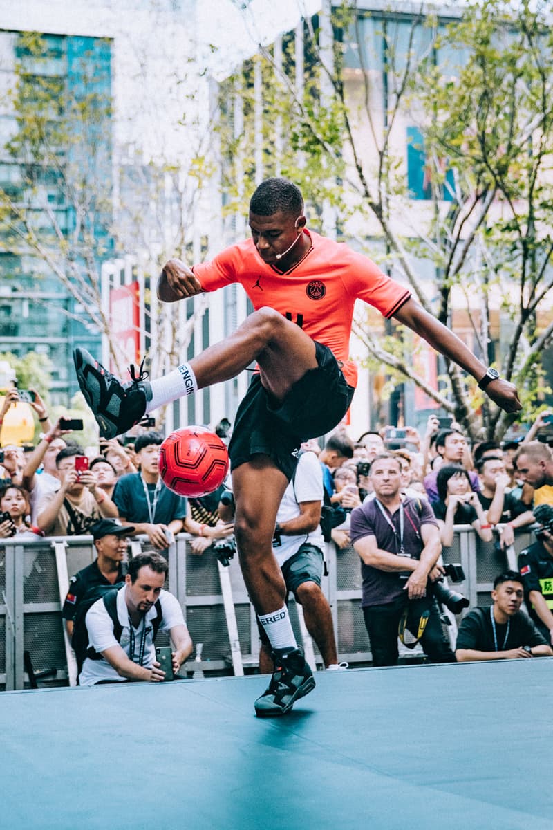 PSG 球員 Kylian Mbappe & Marco Verratti 空降深圳 Jordan Brand 旗艦店