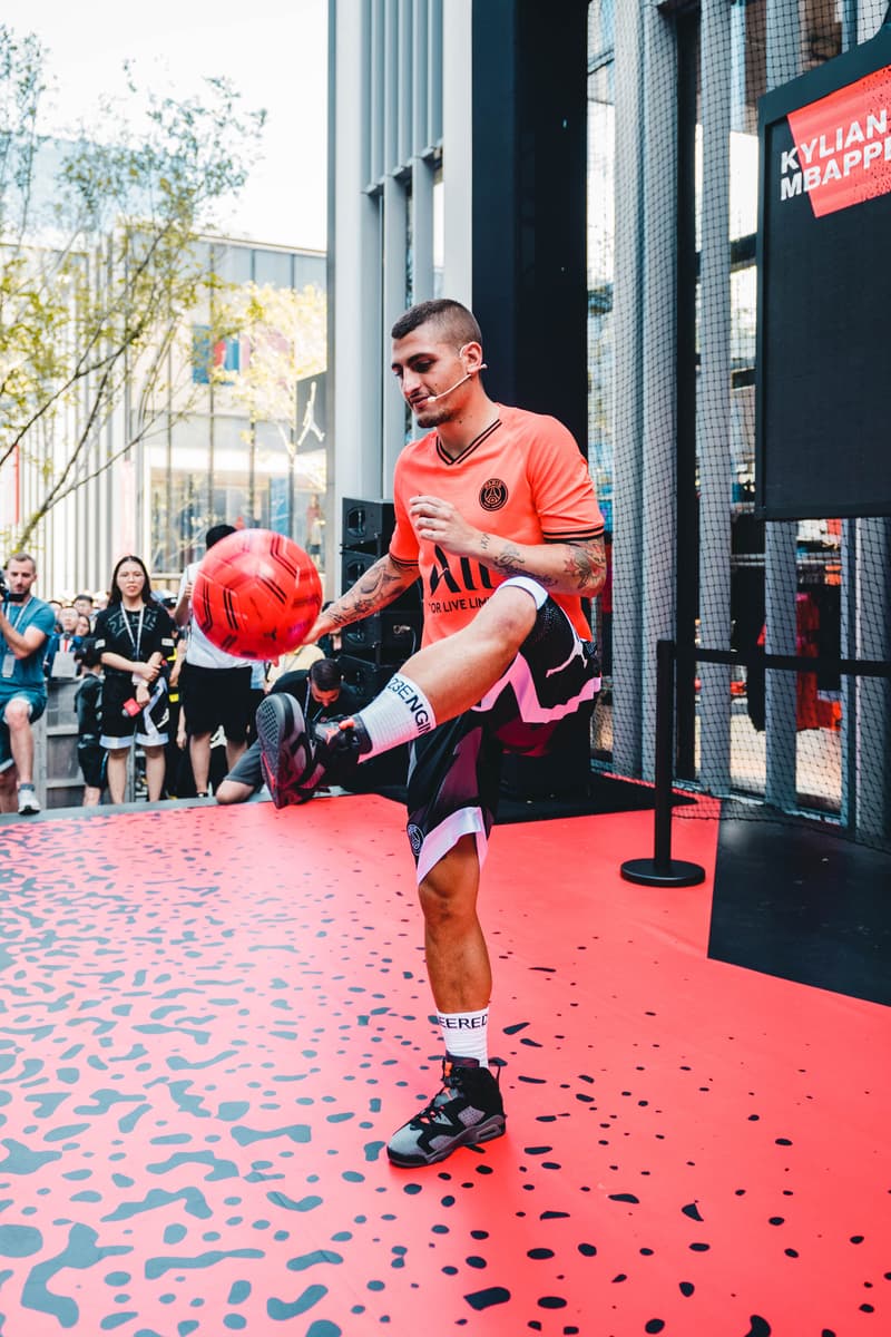 PSG 球員 Kylian Mbappe & Marco Verratti 空降深圳 Jordan Brand 旗艦店