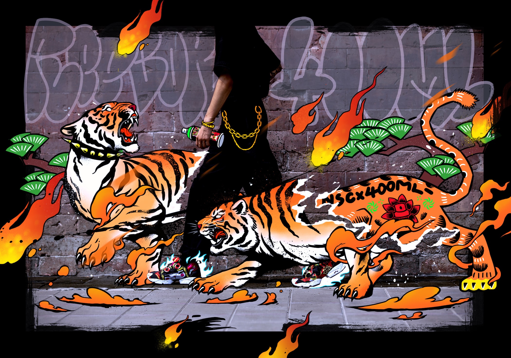 400ml x Reebok 全新聯名鞋款 Instapump Fury「Rebels Paper Tiger」藝術特輯