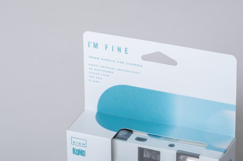 可昭日月-NINM Lab x KONO! 推出別注「I'M FINE」菲林相機