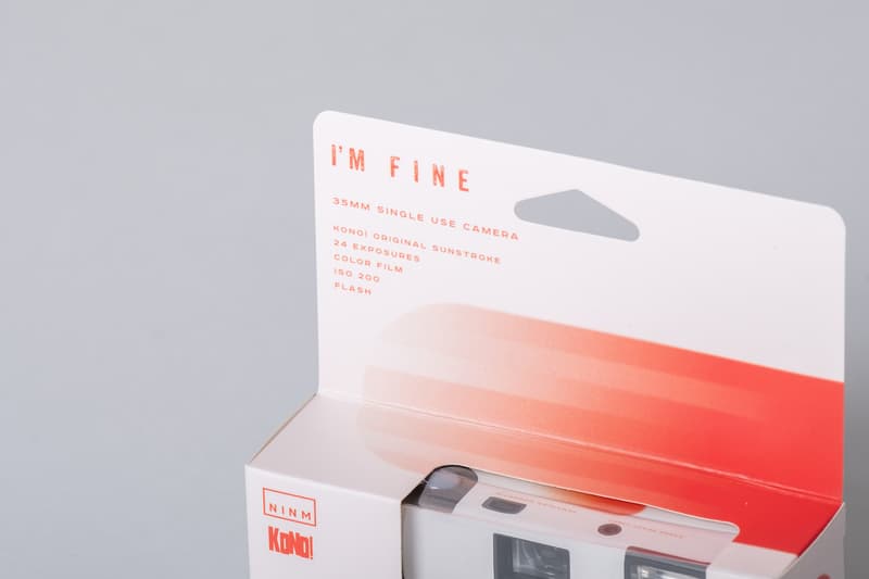 可昭日月-NINM Lab x KONO! 推出別注「I'M FINE」菲林相機