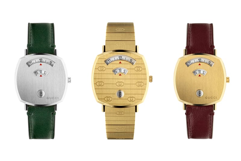 三窗顯示－Gucci 推出全新「Grip」腕錶系列