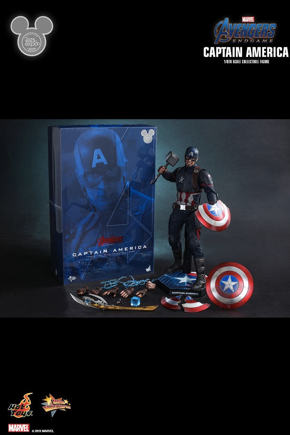 Hot Toys 推出 1:6《Avengers：Endgame》Captain America「雙武器」珍藏人偶
