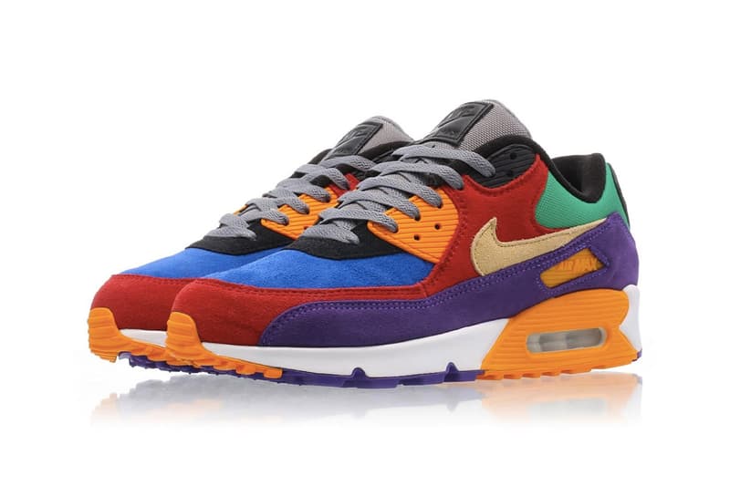 Nike Air Max 90「Viotech」混合配色鞋款圖片近賞