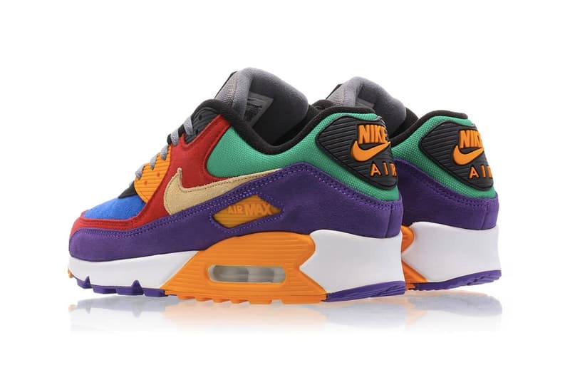 Nike Air Max 90「Viotech」混合配色鞋款圖片近賞