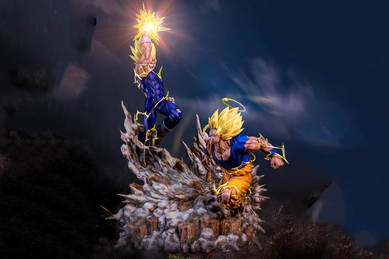 Infinity Studio 打造《龍珠》「魔人貝吉塔  Vs. 悟空」經典打鬥雕像