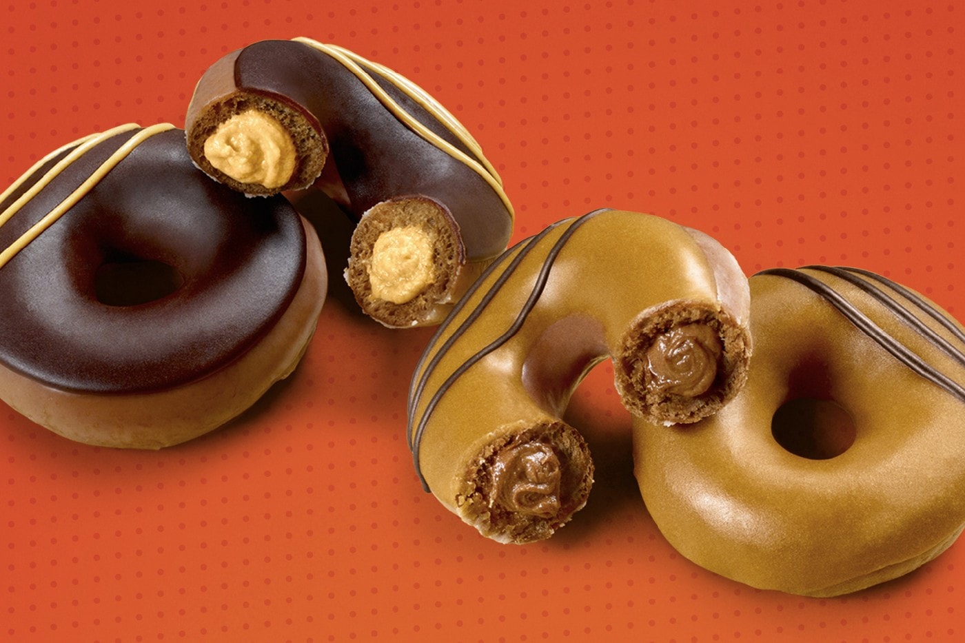 Krispy Kreme x Reese's 推出全新聯乘巧克力及花生醬口味甜甜圈