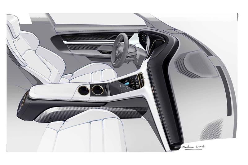 全屏幕座艙-Porsche 揭示全新純電跑車 Taycan 的內裝圖片