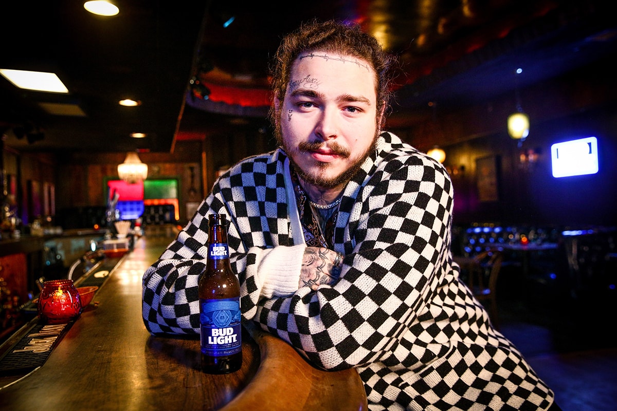 Post Malone 將推出 Bud Light 啤酒主題系列商品