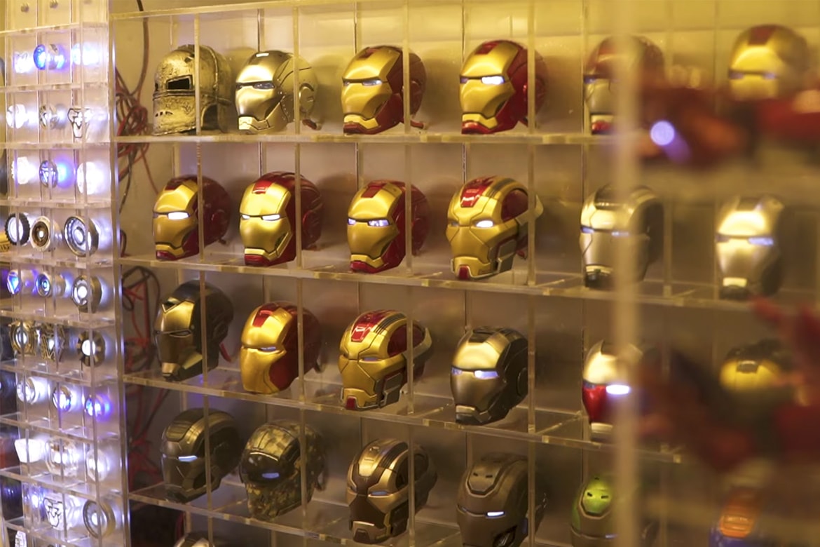 Marvel 狂熱鐵粉收藏超過上百只 Iron Man 模型