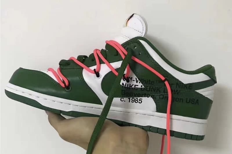 Virgil Abloh 正式曝光 Off-White™ x Nike SB Dunk Low 最新聯乘鞋款