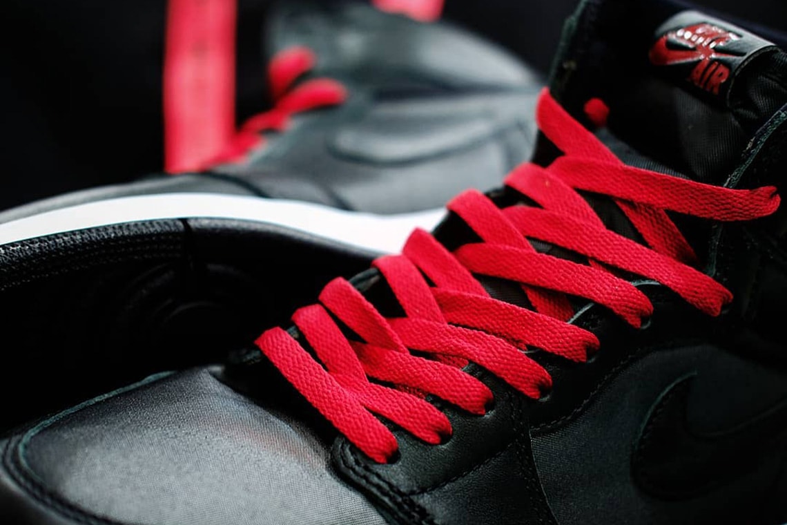 Air Jordan 1 High OG 黑紅配色「Satin」鞋款搶先曝光