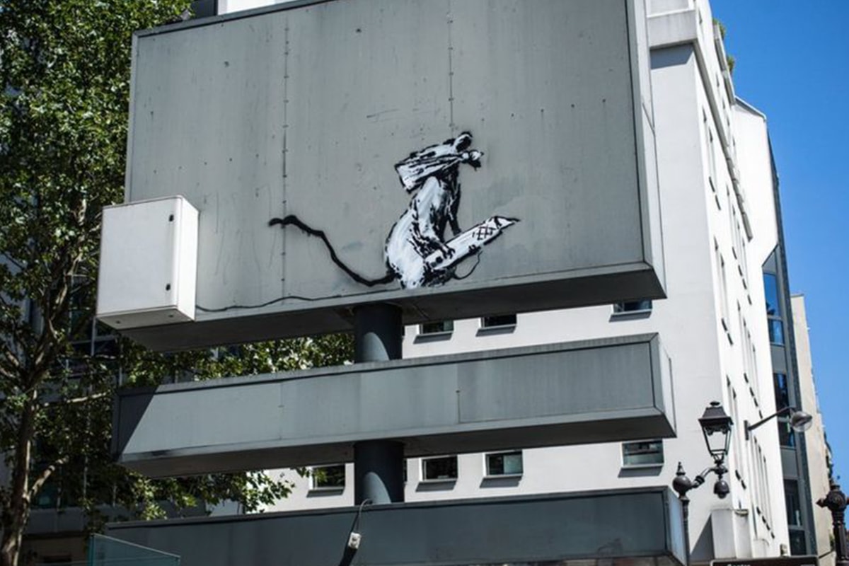 塗鴉藝術家 Banksy 之作品於巴黎市中心遭到盜竊