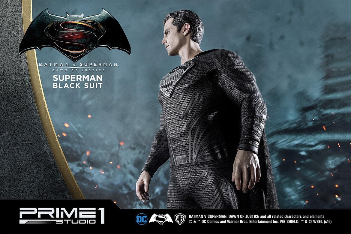 Prime 1 Studio 推出《Batman V Superman》黑色超人裝版本 1:2 模型