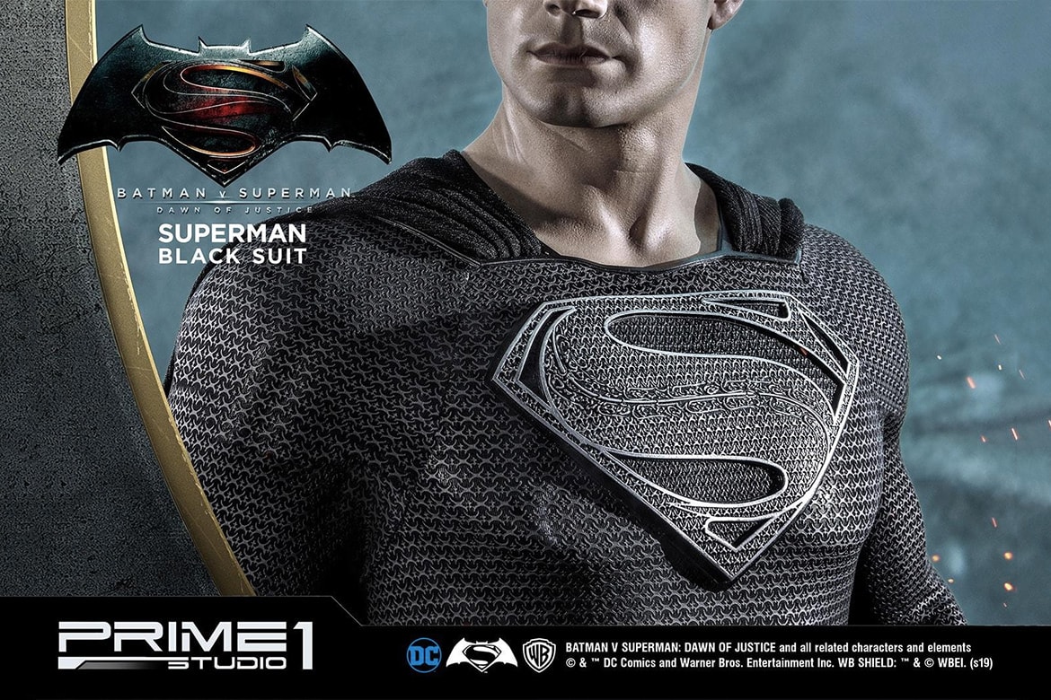 Prime 1 Studio 推出《Batman V Superman》黑色超人裝版本 1:2 模型