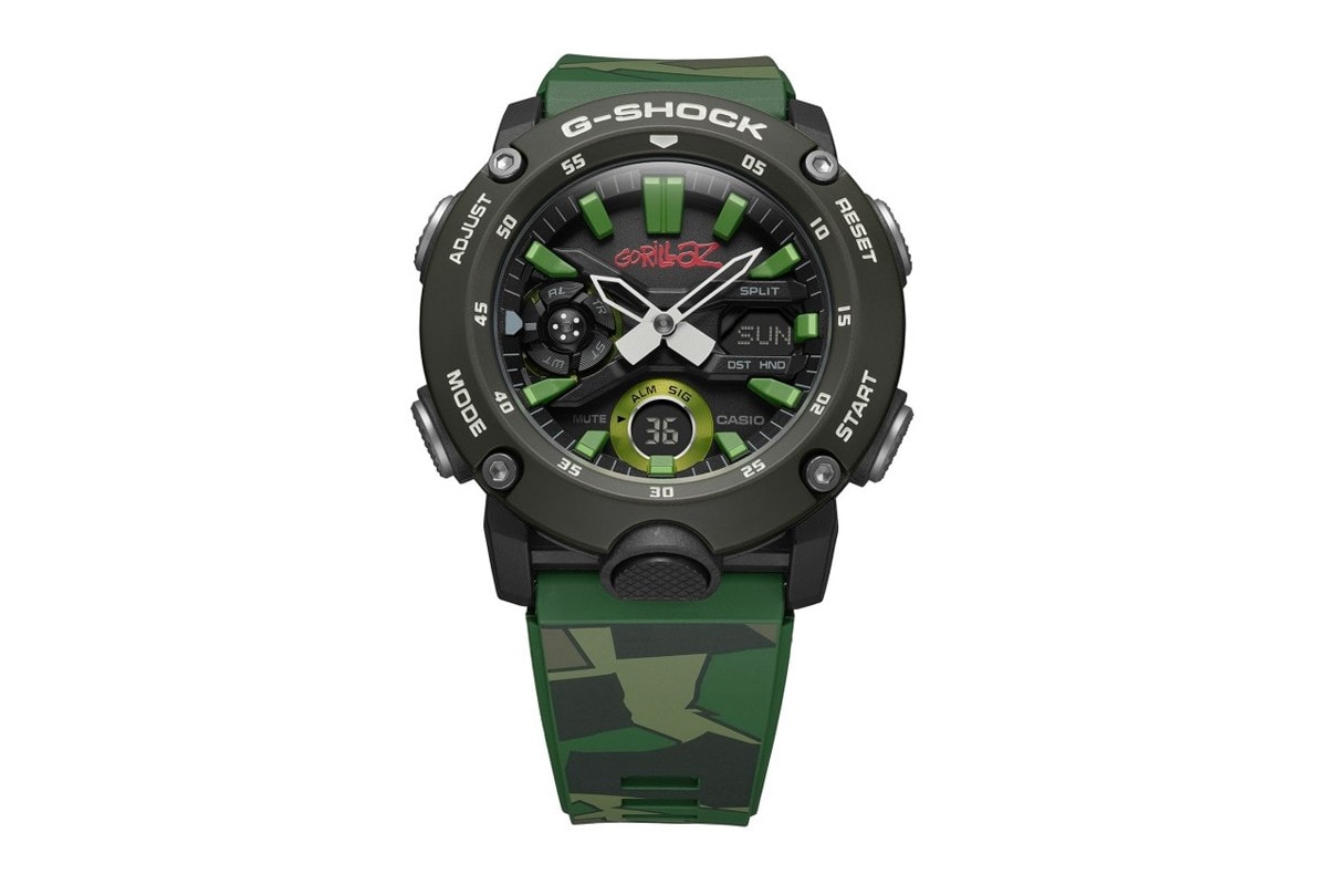 Gorillaz x G-SHOCK 全新聯乘系列腕錶發佈