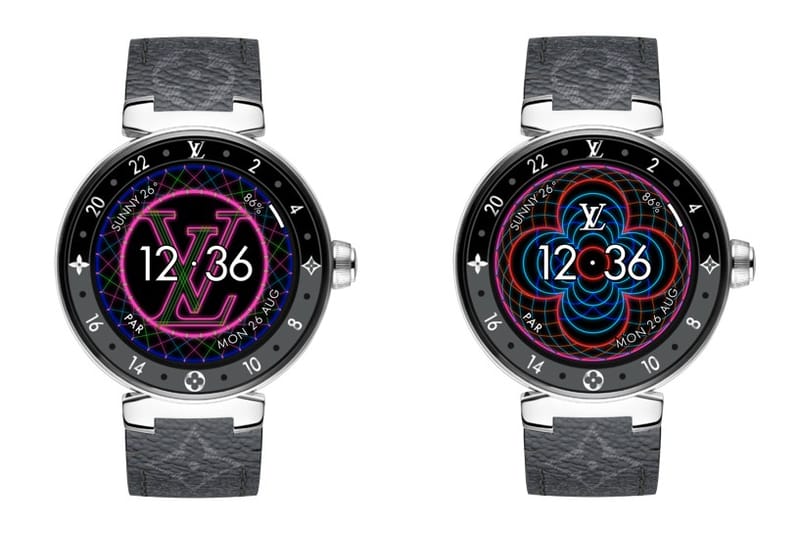 Louis Vuitton Tambour Horizon 智能腕錶迎來全新霓虹數字介面