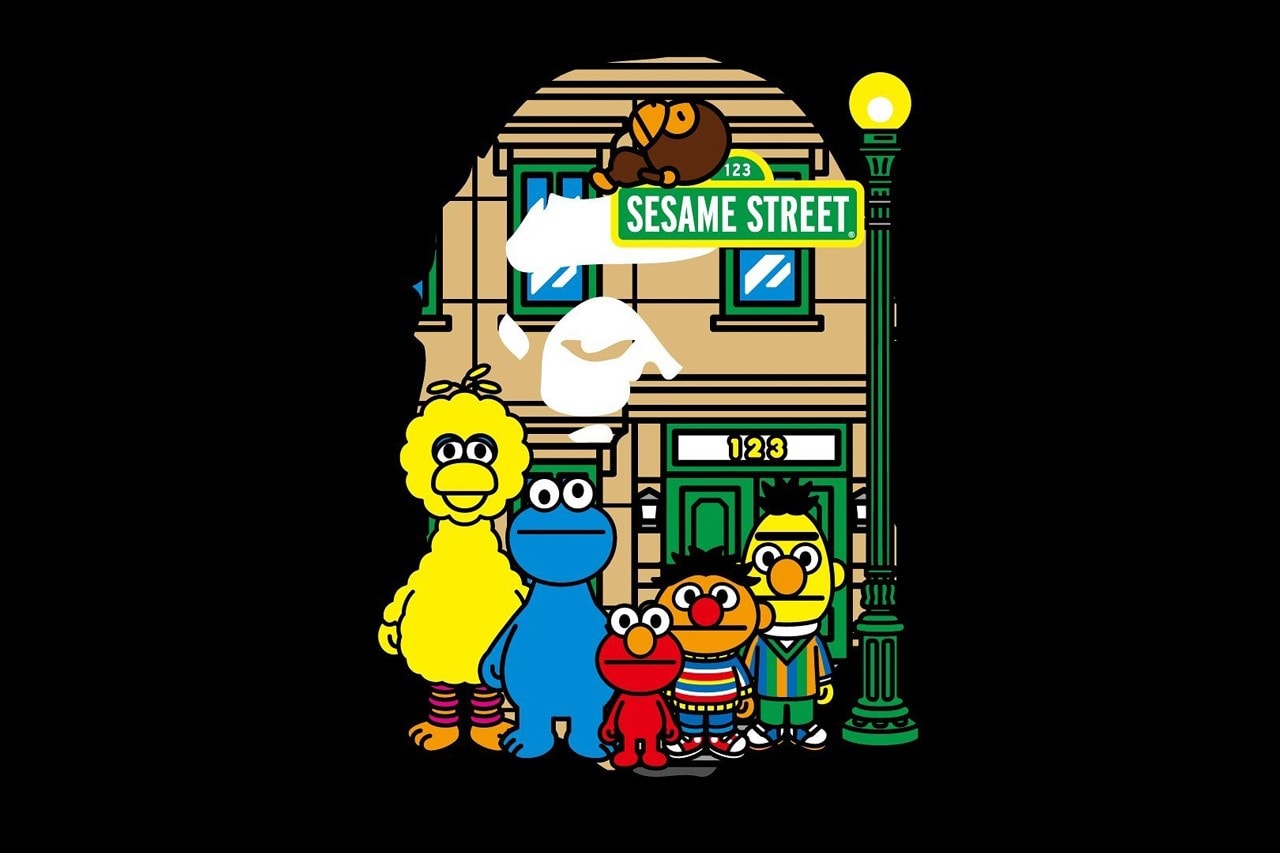 A BATHING APE® 釋出《Sesame Street》聯乘新作
