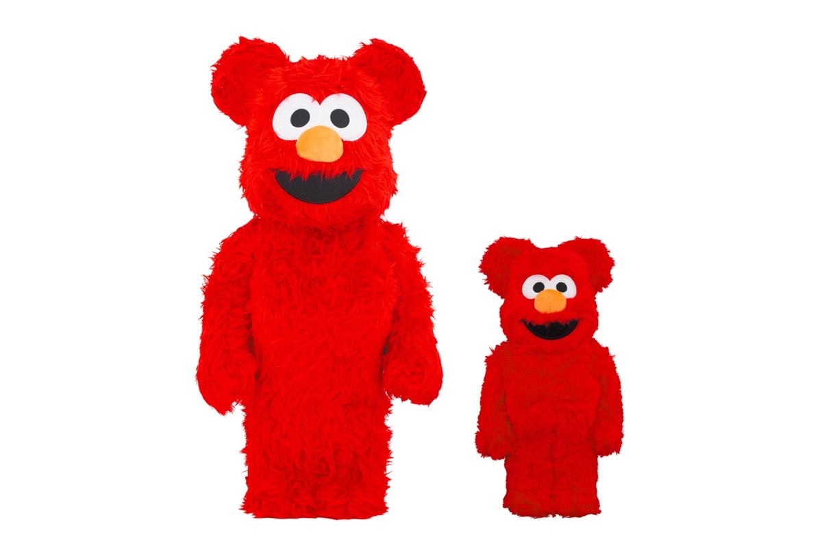 Medicom Toy 推出新版本《Sesame Street》Elmo BE@RBRICK 玩偶
