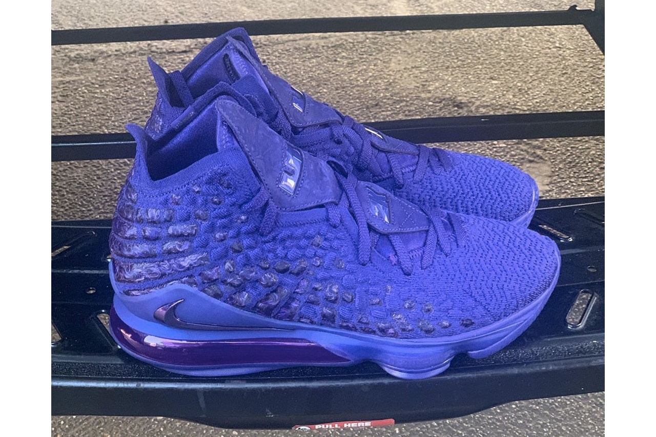 LeBron James 率先曝光全新戰靴 Nike LeBron 17「2k」紫色配色