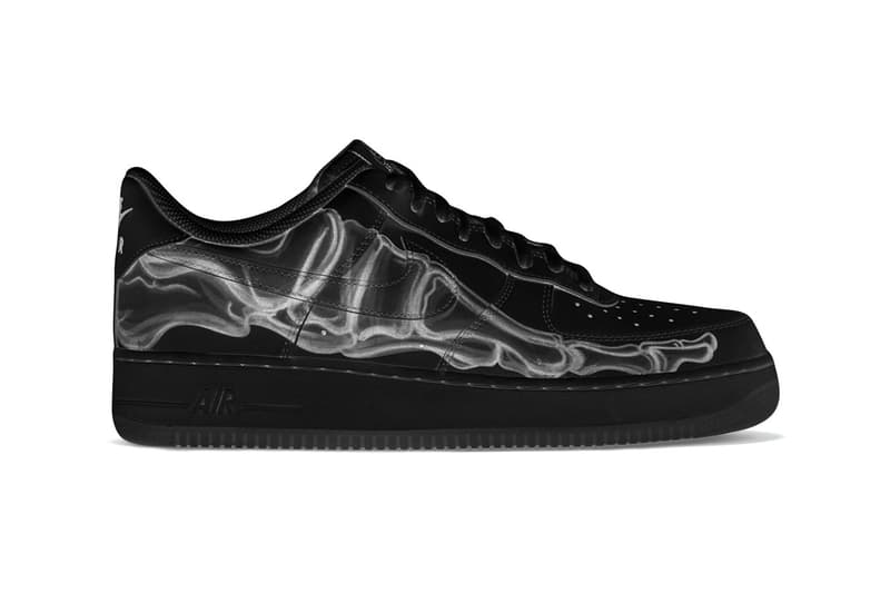 Nike Air Force 1 萬聖節別注配色「Black Skeleton」發佈