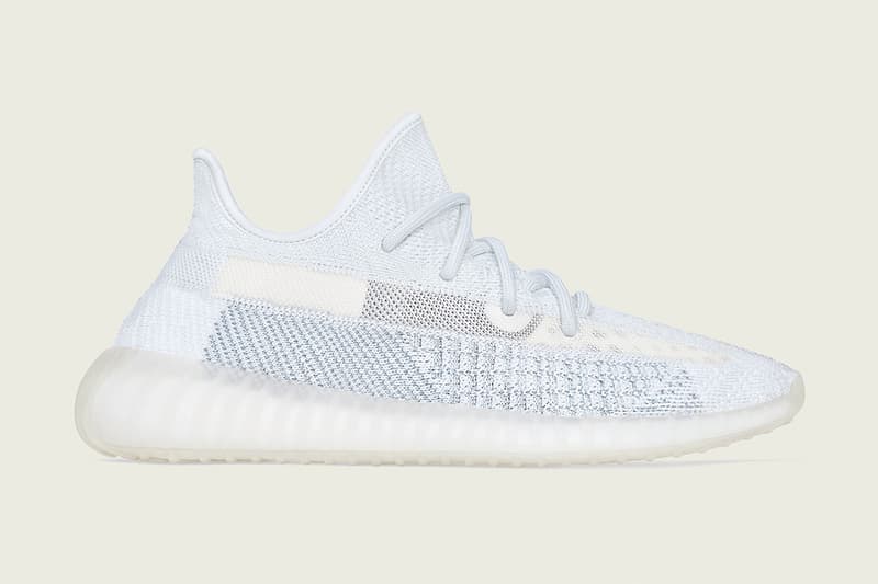 YEEZY BOOST 350 V2「Cloud White」配色官方圖釋出