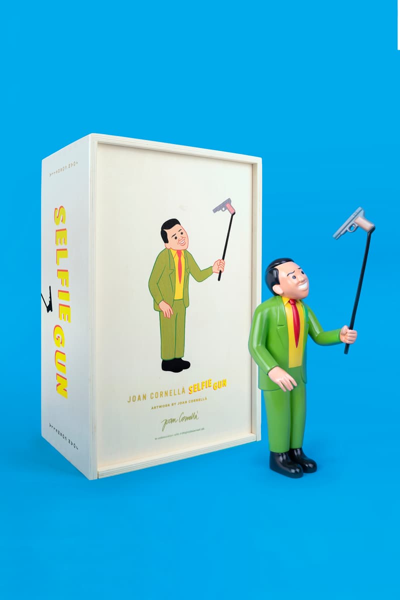 Joan Cornellà 推出「Selfie Gun」限量 15 枚青銅擺設