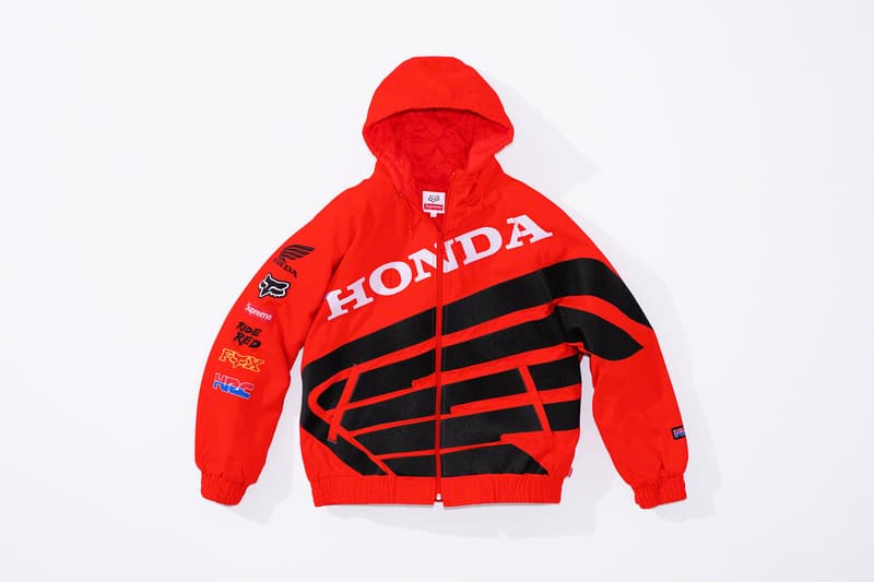 Supreme x Honda x Fox Racing 2019 秋冬聯乘系列正式發佈