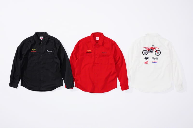 Supreme x Honda x Fox Racing 2019 秋冬聯乘系列正式發佈