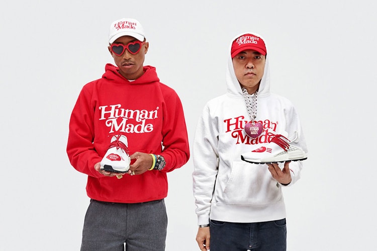 Pharrell 攜手 NIGO 打造三雙 HUMAN MADE x adidas Hu 聯名鞋款