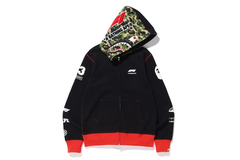 A BATHING APE® x Formula 1 第二回全新聯乘系列發佈