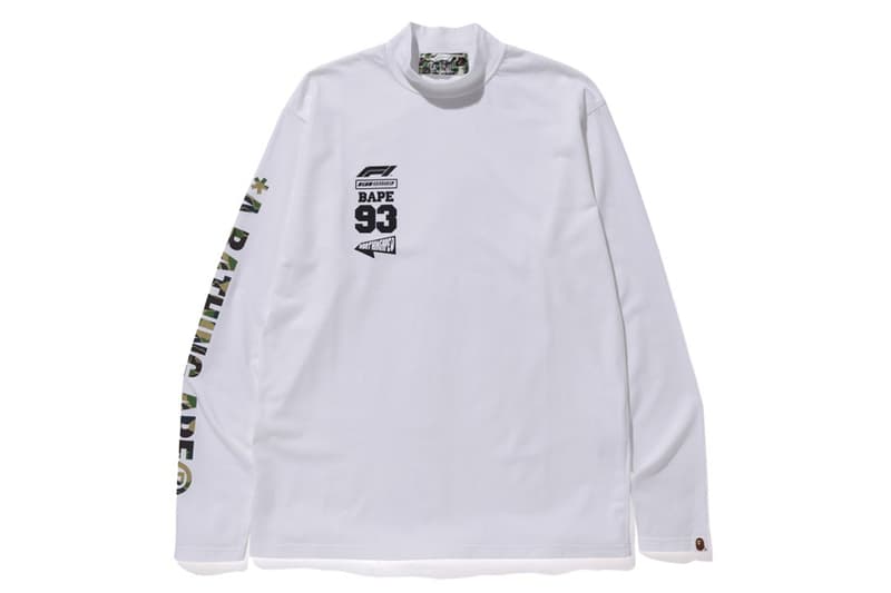 A BATHING APE® x Formula 1 第二回全新聯乘系列發佈