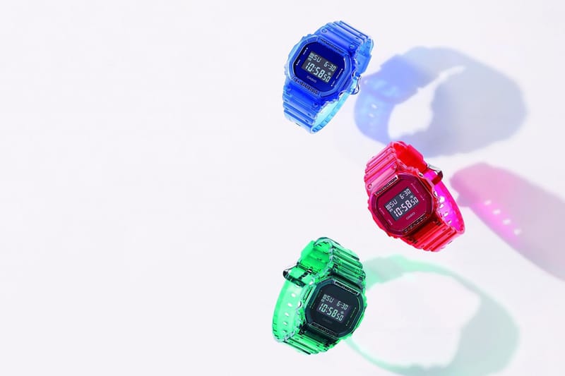 腕上紅藍綠－Casio G-Shock 全新「Color Skeleton」DW-5600 系列
