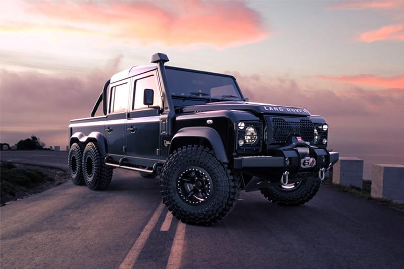 Classic Overland 打造 Land Rover Defender 6x6「Black Mamba」改裝車型