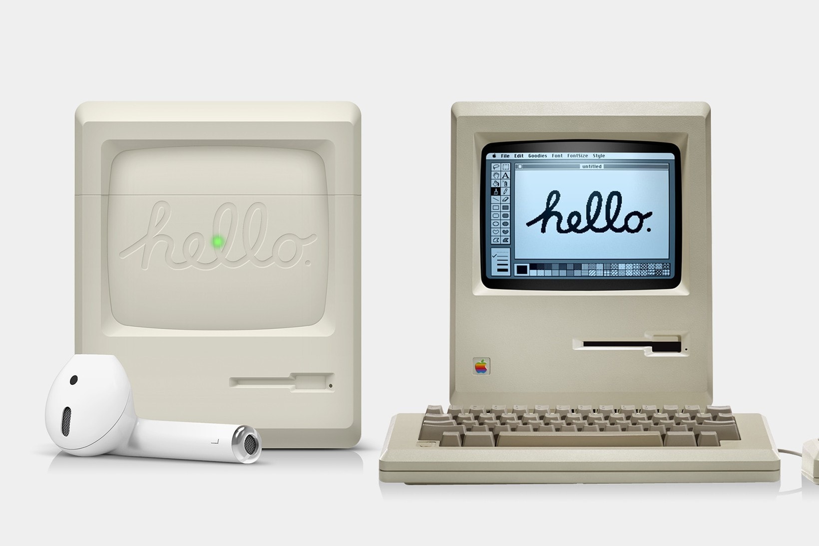 情懷不衰－設計公司 Elago 推出元祖 Apple Macintosh 外觀 AirPods 保護套