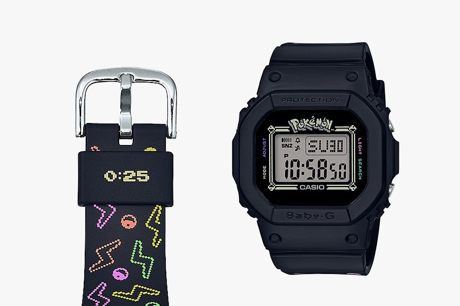 BABY-G 攜手Pokémon 推出二十五周年別注版手錶