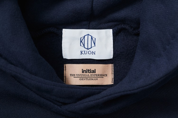 KUON x initial Gentleman 攜手別注古式拼布衛衣