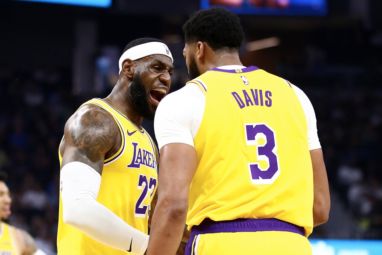 LeBron James 與 Anthony Davis 於 Lakers 與 Warriors 熱身賽正式合體