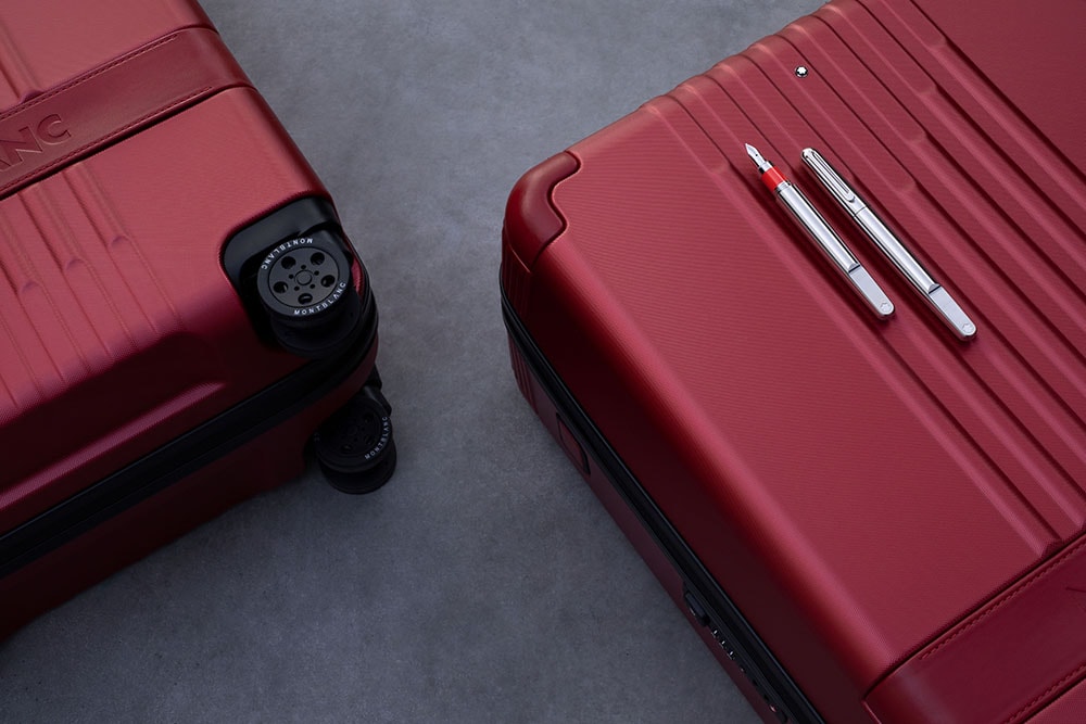 Montblanc 发布全新红色特别款旅行箱及 M 系列金属特别款书写工具
