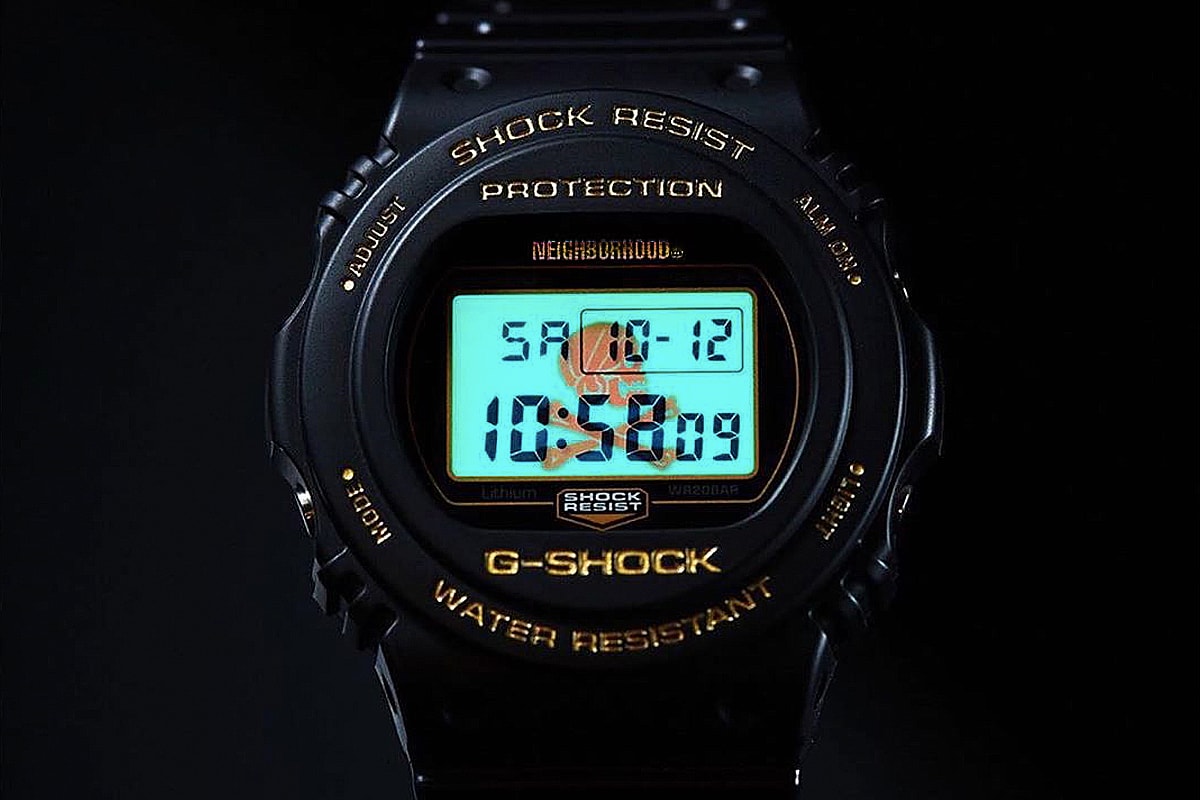 NEIGHBORHOOD x G-Shock 聯手重塑經典圓形 DW-5750 初期錶款