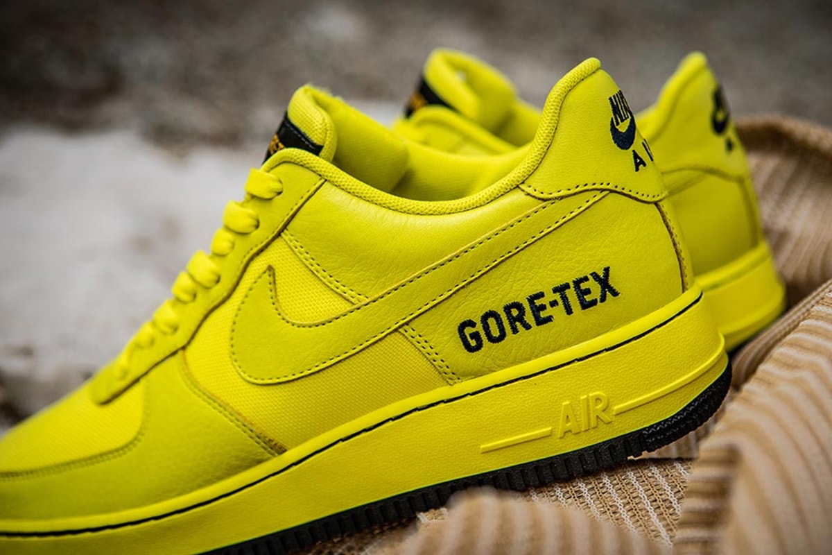 Nike 推出螢光黃色 Air Force 1 Low「GORE-TEX」