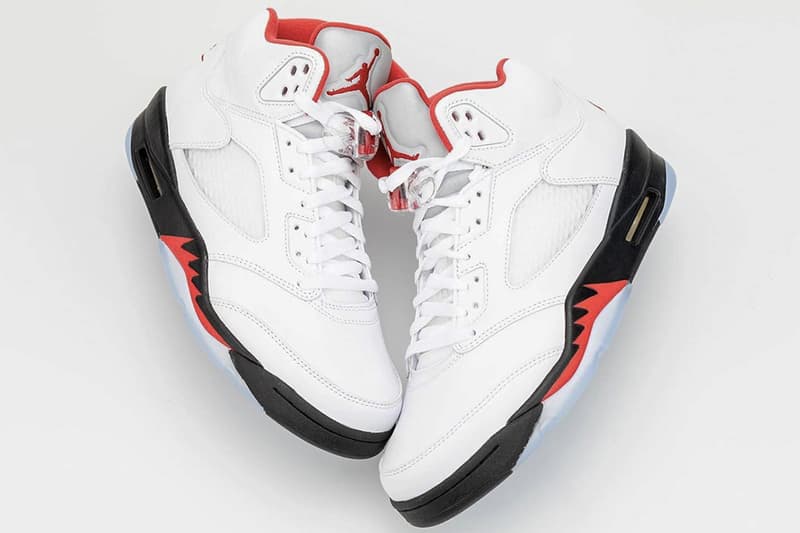 Air Jordan 5 OG 經典配色「Fire Red」近賞圖輯正式曝光