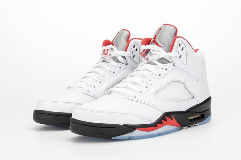 Air Jordan 5 OG 經典配色「Fire Red」近賞圖輯正式曝光