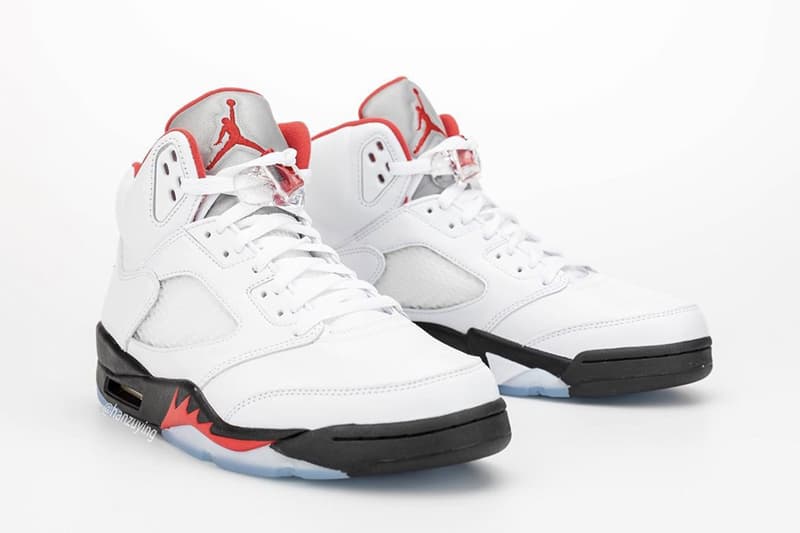 Air Jordan 5 OG 經典配色「Fire Red」近賞圖輯正式曝光