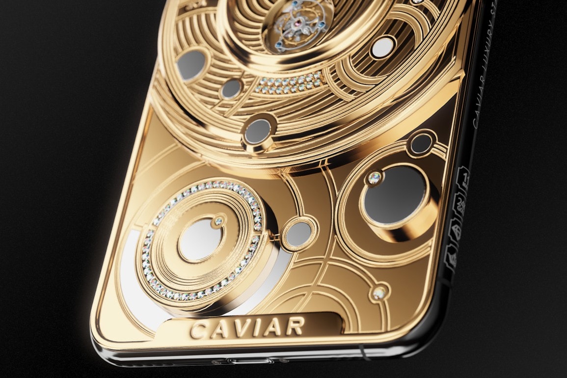 Caviar 打造要價 $70,000 美元黃金陀飛輪 iPhone 11 Pro