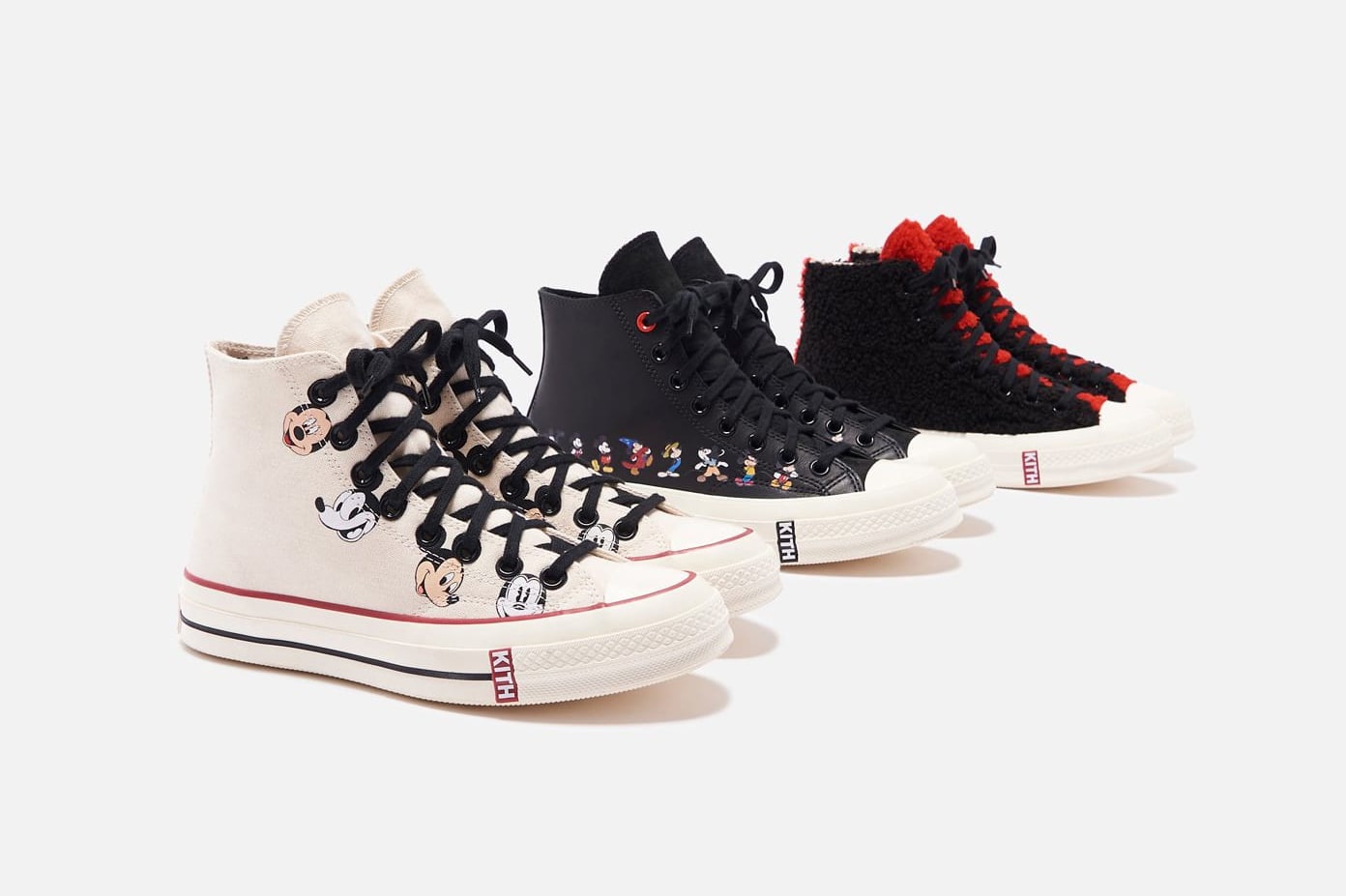 KITH 正式發佈 Converse x Disney 三方聯乘鞋款系列