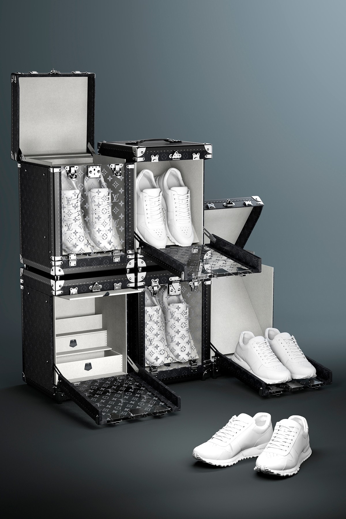 堆砌浮華－Louis Vuitton 推出自家版單對球鞋鞋箱