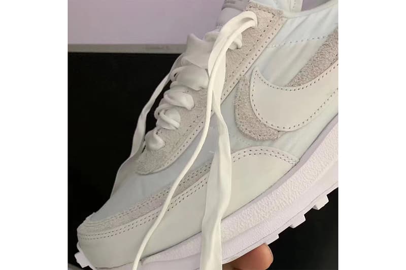 搶先預覽 sacai x Nike LDWaffle 最新全白配色