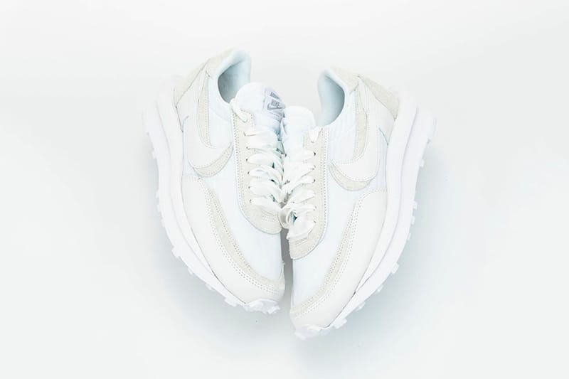 近賞 sacai x Nike LDWaffle 最新全白配色完整面貌